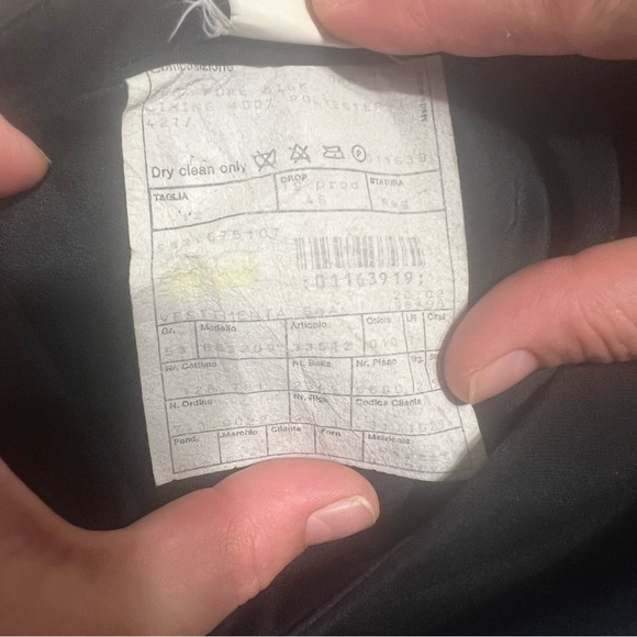 Vintage Giorgio Armani Vestmenta Spa Tulip Skirt Black Lg Women’s Classic Office - Picture 8 of 8